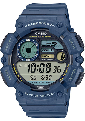 Мужские наручные часы Casio Fishing Gear WS-1500H-2A