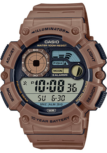 Мужские наручные часы Casio Fishing Gear WS-1500H-5A