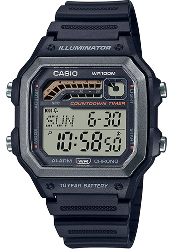 Мужские наручные часы Casio General WS-1600H-1A