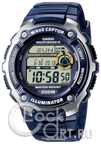 Мужские наручные часы Casio Wave Ceptor WV-200E-2A