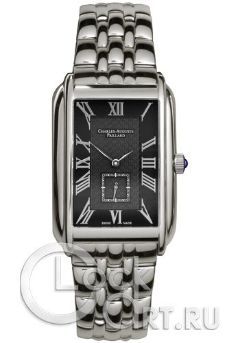 Мужские наручные часы Charles-Auguste Paillard Rectangular Quartz 102.200.11.36B