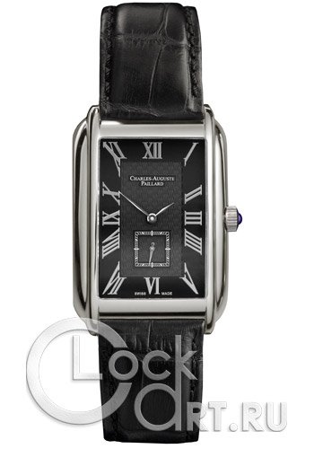 Мужские наручные часы Charles-Auguste Paillard Rectangular Quartz 102.200.11.36S