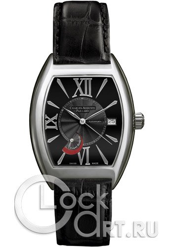 Мужские наручные часы Charles-Auguste Paillard Curved Tonneau Classic 200.104.11.36S