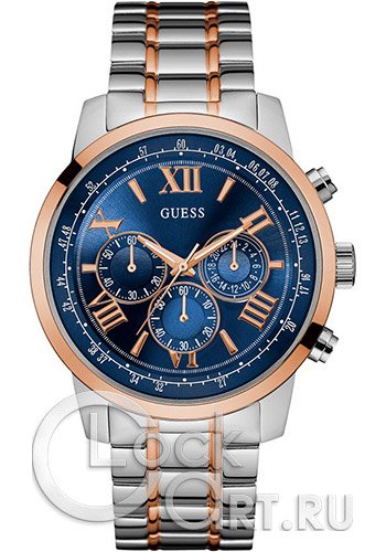 Мужские наручные часы Guess Dress Steel W0379G7