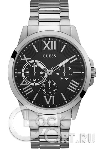 Мужские наручные часы Guess Dress Steel W1184G1