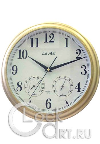 часы La Mer Wall Clock GD115-GOLD