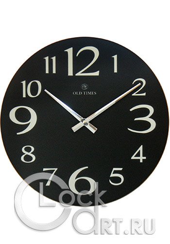 часы Old Times Стеклянные OT-111-BLACK