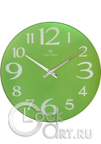 часы Old Times Стеклянные OT-111-GREEN