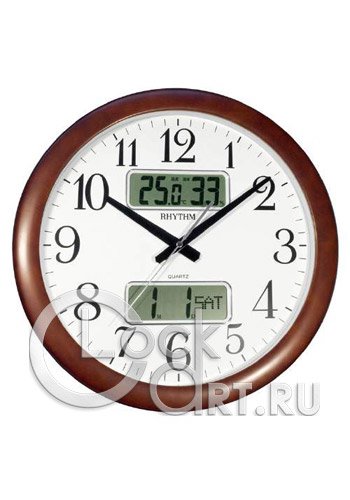 часы Rhythm Wooden Wall Clocks CFG901NR06
