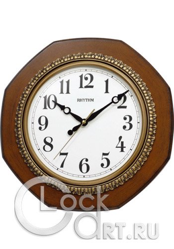 часы Rhythm Wooden Wall Clocks CMG110NR06