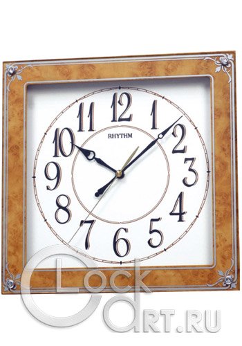 часы Rhythm Wooden Wall Clocks CMG112NR07