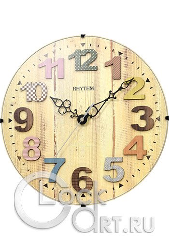 часы Rhythm Wooden Wall Clocks CMG117NR06