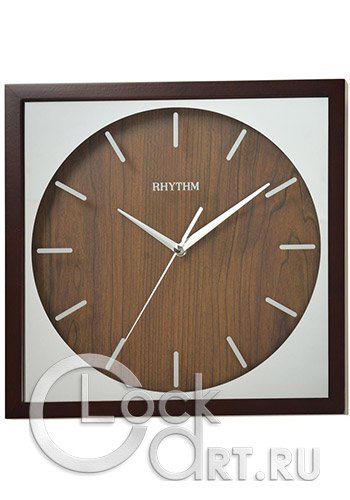 часы Rhythm Wooden Wall Clocks CMG119NR06