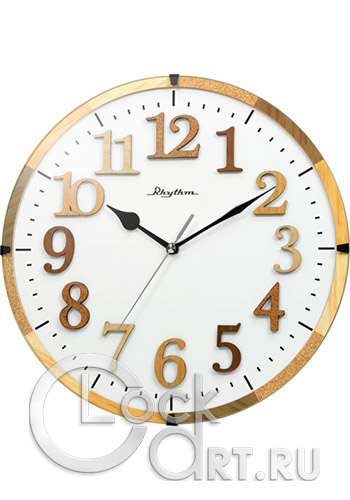 часы Rhythm Wooden Wall Clocks CMG130NR06