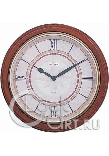 часы Rhythm Wooden Wall Clocks CMG272NR06