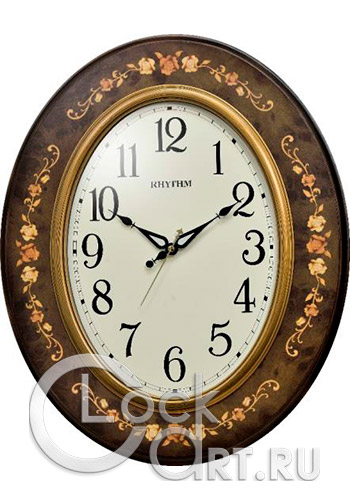 часы Rhythm Wooden Wall Clocks CMG298NR06