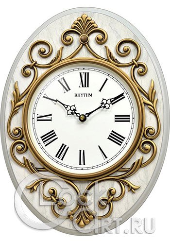 часы Rhythm Wooden Wall Clocks CMG775NR18