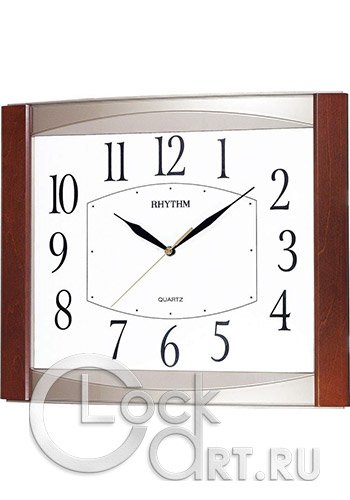 часы Rhythm Wooden Wall Clocks CMG899NR06