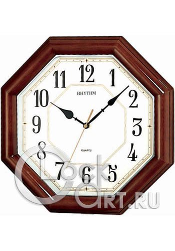 часы Rhythm Wooden Wall Clocks CMG912NR06