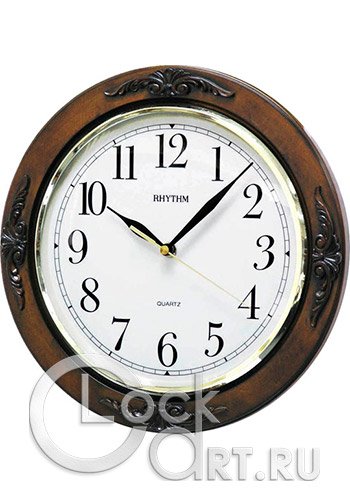 часы Rhythm Wooden Wall Clocks CMG938NR06