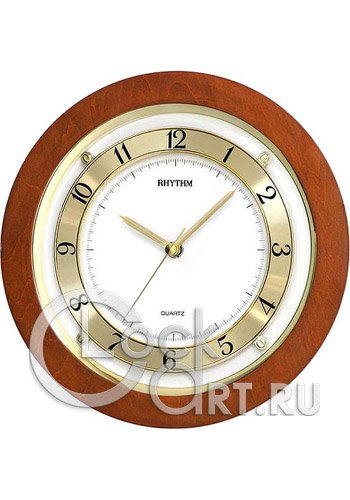 часы Rhythm Wooden Wall Clocks CMG975NR06