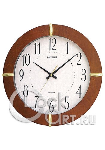 часы Rhythm Wooden Wall Clocks CMG976NR06