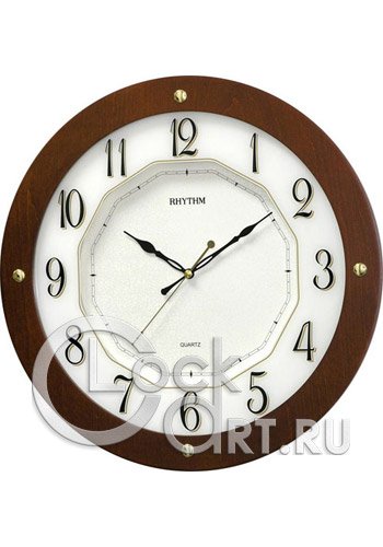 часы Rhythm Wooden Wall Clocks CMG977NR06