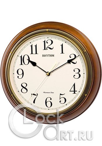 часы Rhythm Wooden Wall Clocks CMH722CR06