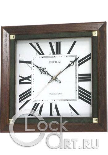 часы Rhythm Wooden Wall Clocks CMH753NR06