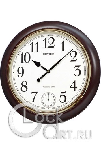 часы Rhythm Wooden Wall Clocks CMH755NR06