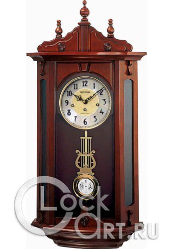 часы Rhythm Wooden Wall Clocks CMJ330BR06