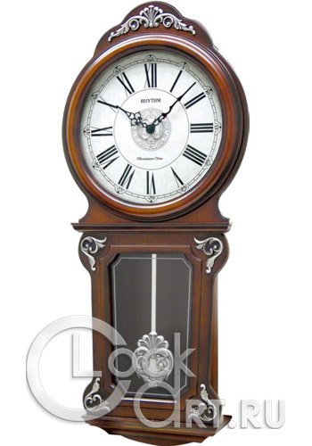 часы Rhythm Wooden Wall Clocks CMJ380CR06