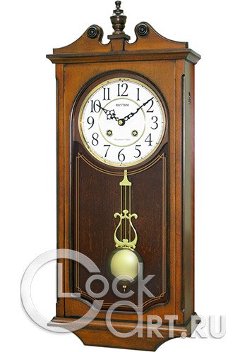 часы Rhythm Wooden Wall Clocks CMJ456BR06