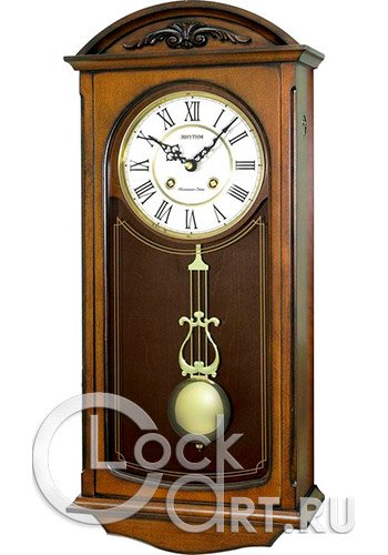 часы Rhythm Wooden Wall Clocks CMJ457NR06
