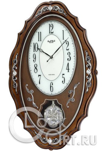 часы Rhythm High Grade Wooden Clocks CMJ462CR06