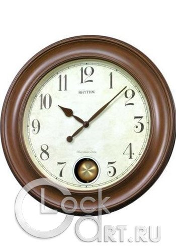 часы Rhythm Wooden Wall Clocks CMJ521NR06