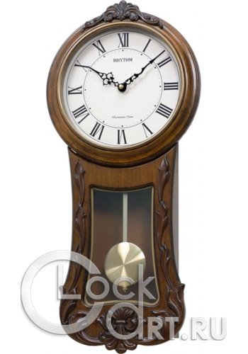 часы Rhythm Wooden Wall Clocks CMJ546NR06