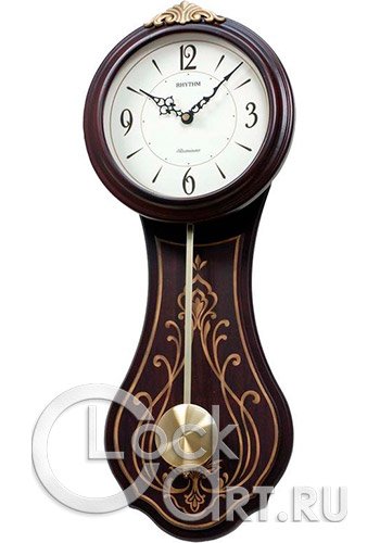 часы Rhythm Wooden Wall Clocks CMJ548NR06