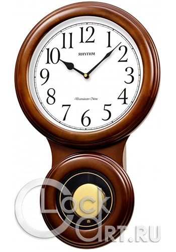 часы Rhythm Wooden Wall Clocks CMJ575NR06