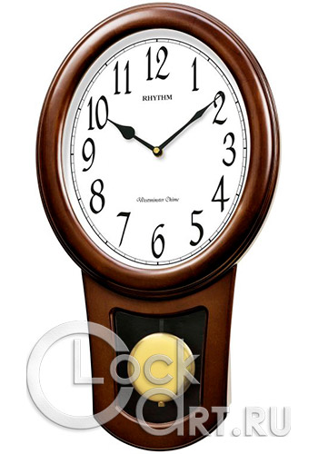 часы Rhythm Wooden Wall Clocks CMJ576NR06