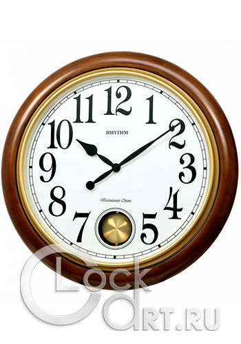 часы Rhythm Wooden Wall Clocks CMJ579NR06