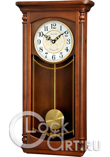 часы Rhythm Wooden Wall Clocks CMJ581NR06