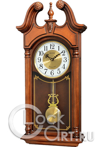 часы Rhythm High Grade Wooden Clocks CMJ582NR06