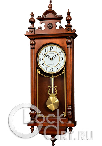 часы Rhythm High Grade Wooden Clocks CMJ583NR06