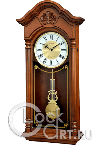 часы Rhythm High Grade Wooden Clocks CMJ584NR06