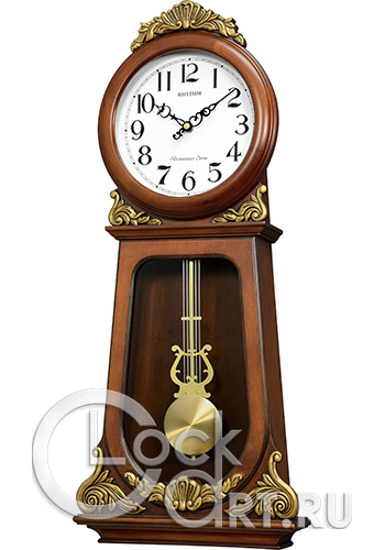 часы Rhythm High Grade Wooden Clocks CMJ589NR06