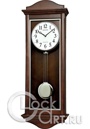 часы Rhythm High Grade Wooden Clocks CMJ590NR06