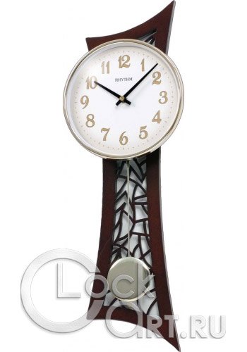 часы Rhythm Wooden Wall Clocks CMP540NR06