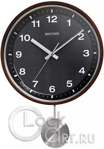 часы Rhythm Wooden Wall Clocks CMP550NR06