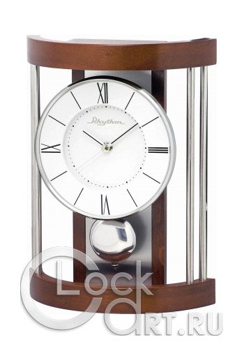 часы Rhythm Wooden Table Clocks CRP608NR06